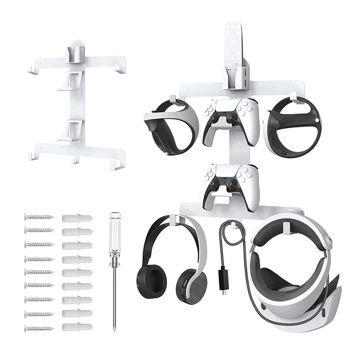 Amazon.com: Hacksya PS5 PS VR2 Wall Mount Stand,All in 1 Wall